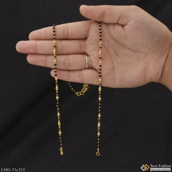 1_Gram_Gold_Plated_Hand_Finished_Design_Mangalsutra_Dori_For_Women_Style_A215