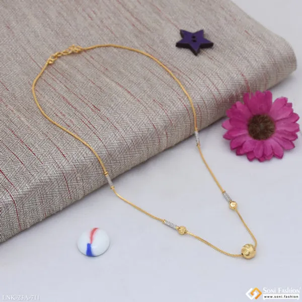 1_Gram_Gold_Plated_Dazzling_Design_Necklace_For_Ladies_Style_A711