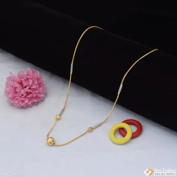 1_Gram_Gold_Plated_Dazzling_Design_Necklace_For_Ladies_Style_A711
