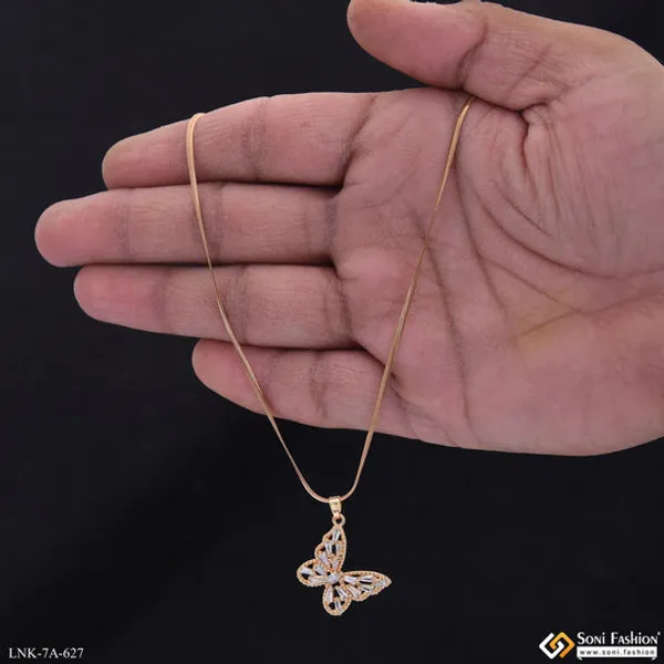 Stunning_Design_Rose_Gold_Color_Chain_Pendant_For_Ladies_Style_A627