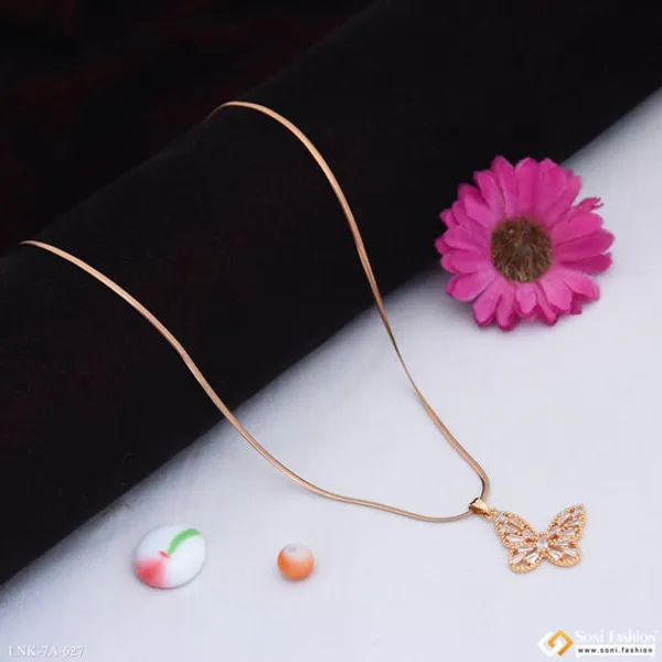 Stunning_Design_Rose_Gold_Color_Chain_Pendant_For_Ladies_Style_A627