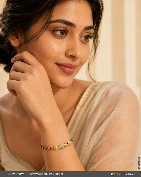 1_Gram_Gold_Plated_Designer_Mangalsutra_Bracelet_For_Women_Style_A402