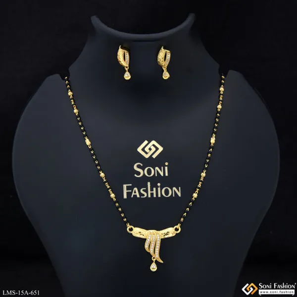 Cool_Design_Gold_Plated_Mangalsutra_Set_For_Women_Style_A651