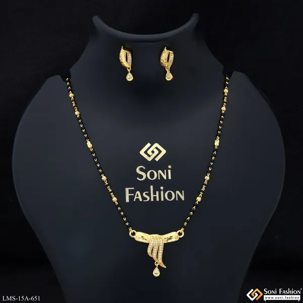 Cool_Design_Gold_Plated_Mangalsutra_Set_For_Women_Style_A651