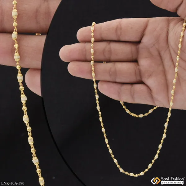 1_Gram_Gold_Plated_Lovely_Design_Tulsi_Mala_For_Women_Style_A590