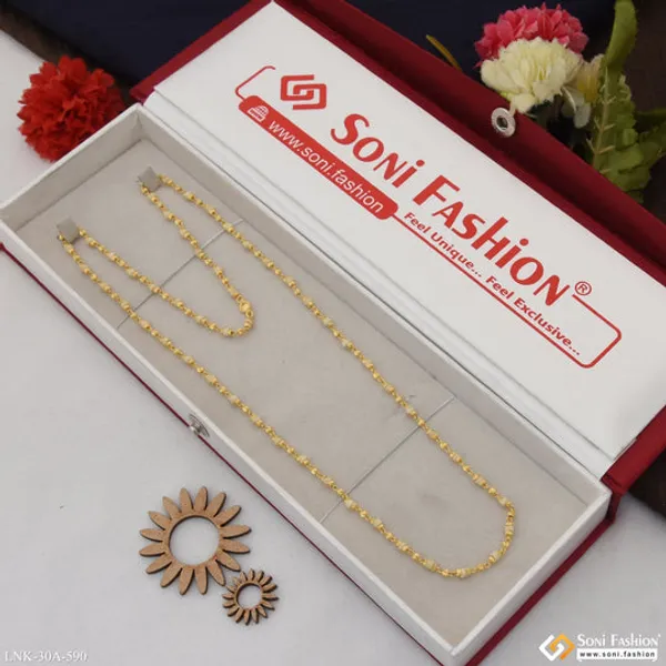 1_Gram_Gold_Plated_Lovely_Design_Tulsi_Mala_For_Women_Style_A590