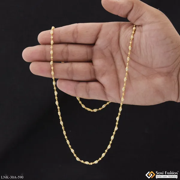 1_Gram_Gold_Plated_Lovely_Design_Tulsi_Mala_For_Women_Style_A590