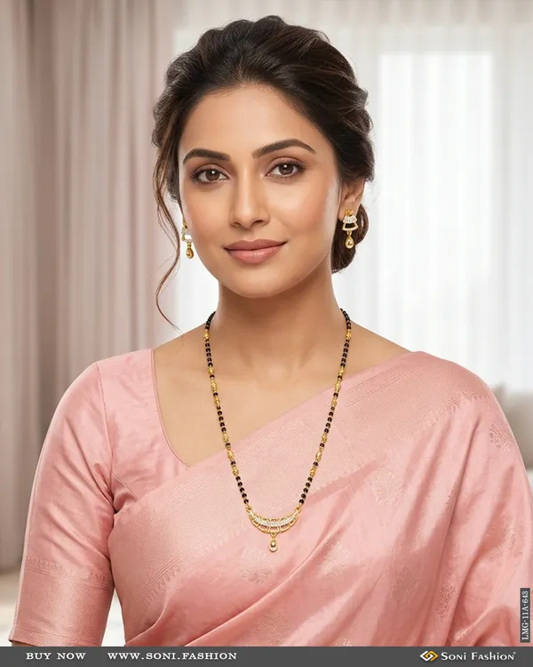 Latest_Design_Gold_Plated_Mangalsutra_Set_For_Women_Style_A643