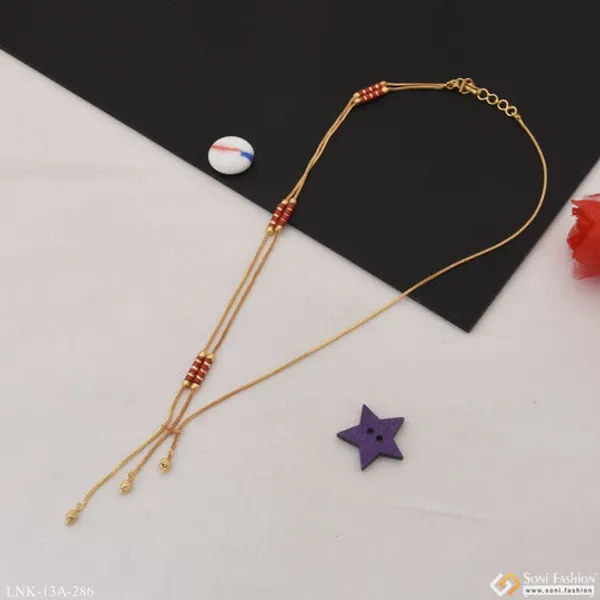 1_Gram_Gold_Plated_Pretty_Design_Classic_Design_Necklace_For_Ladies_Style_A286