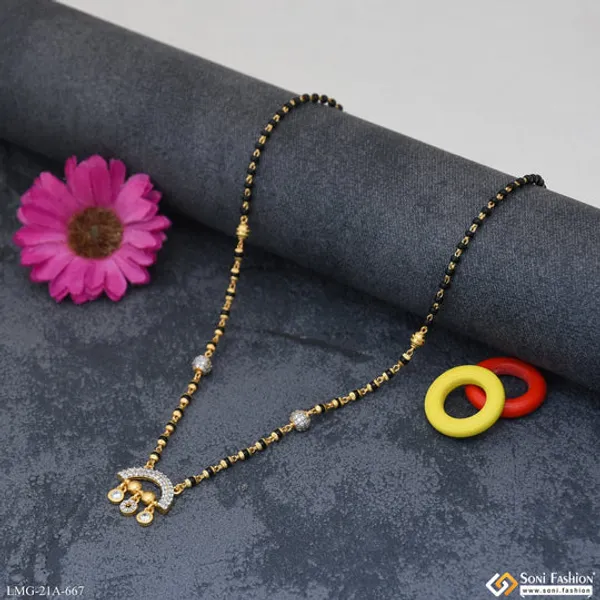 1_Gram_Gold_Plated_Fancy_Design_Mangalsutra_For_Women_Style_A667