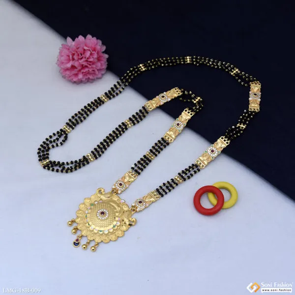 Latest_Design_Gold_Plated_Mangalsutra_For_Women_Style_B009