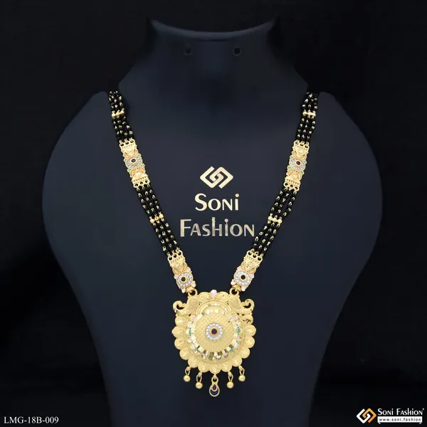 Latest_Design_Gold_Plated_Mangalsutra_For_Women_Style_B009