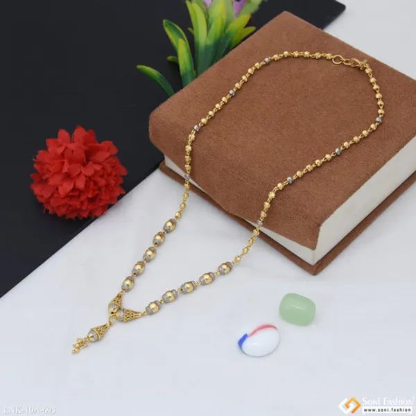 Chic_Design_Gold_Plated_Necklace_For_Ladies_Style_A693