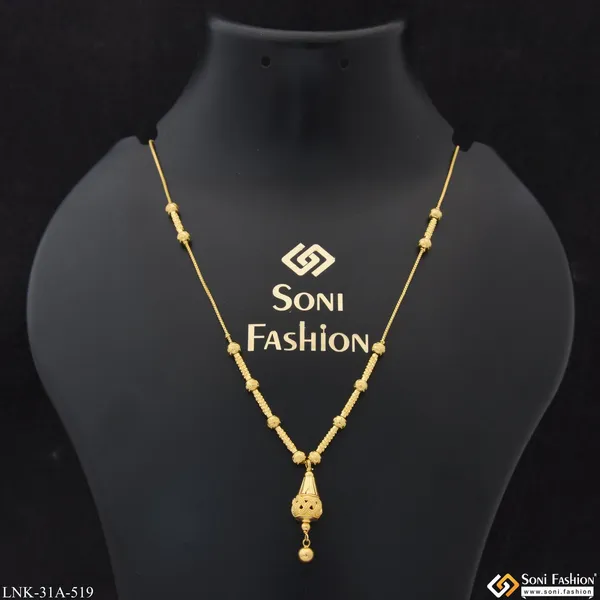 1_Gram_Gold_Plated_Graceful_Design_Necklace_For_Ladies_Style_A519