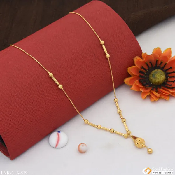 1_Gram_Gold_Plated_Graceful_Design_Necklace_For_Ladies_Style_A519