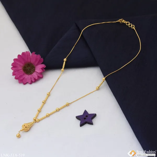 1_Gram_Gold_Plated_Graceful_Design_Necklace_For_Ladies_Style_A519