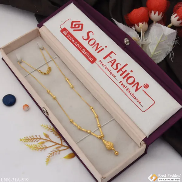 1_Gram_Gold_Plated_Graceful_Design_Necklace_For_Ladies_Style_A519