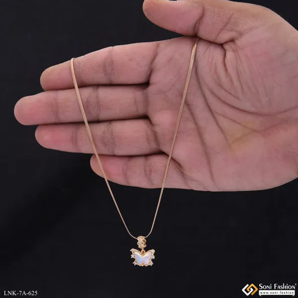 Fashionable_Rose_Gold_Color_Chain_Pendant_For_Ladies_Style_A625