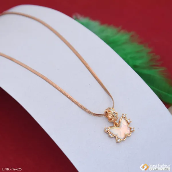 Fashionable_Rose_Gold_Color_Chain_Pendant_For_Ladies_Style_A625