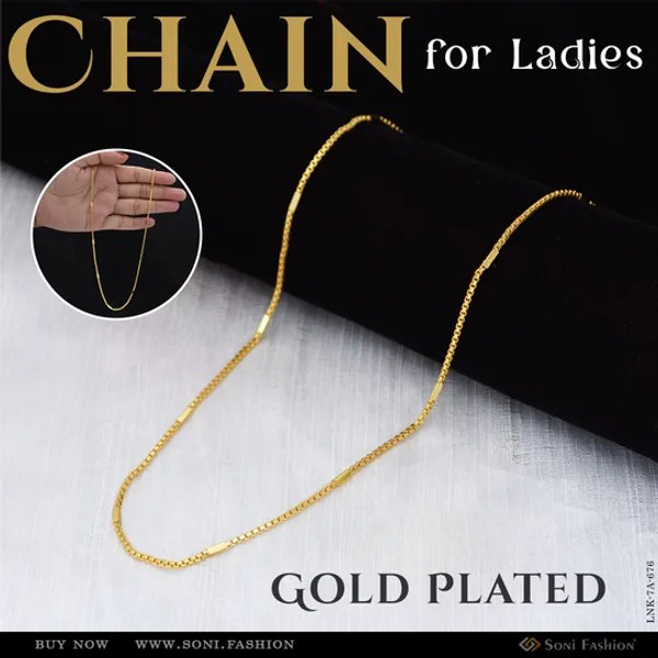 Beautiful_Design_Gold_Plated_Chain_For_Ladies_Style_A676