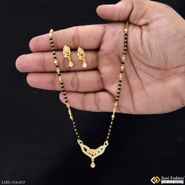 Fashionable_Gold_Plated_Mangalsutra_Set_For_Women_Style_A653