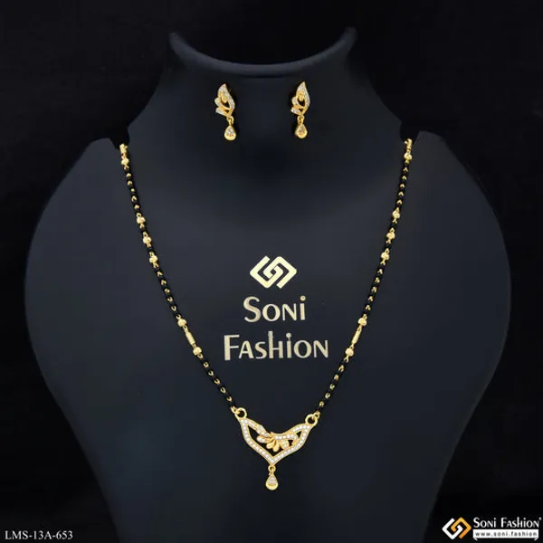 Fashionable_Gold_Plated_Mangalsutra_Set_For_Women_Style_A653