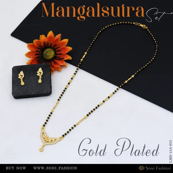 Fashionable_Gold_Plated_Mangalsutra_Set_For_Women_Style_A653