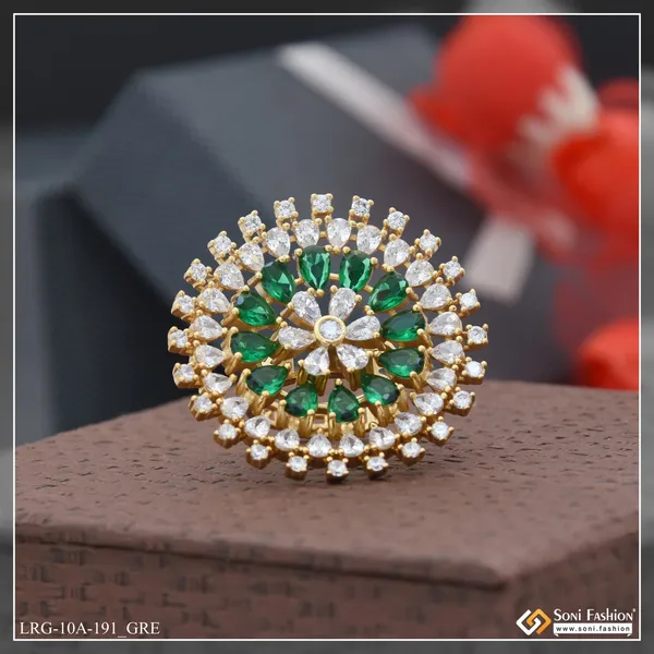 Latest_Design_With_Diamond_Best_Quality_Gold_Plated_Ring_For_Ladies_Style_A191