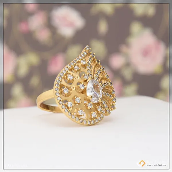 White_Stone_With_Diamond_Gorgeous_Design_Gold_Plated_Ring_For_Ladies_Style_Lrg_134