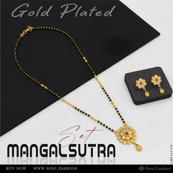 Brilliant_Design_Gold_Plated_Mangalsutra_Set_For_Women_Style_A578