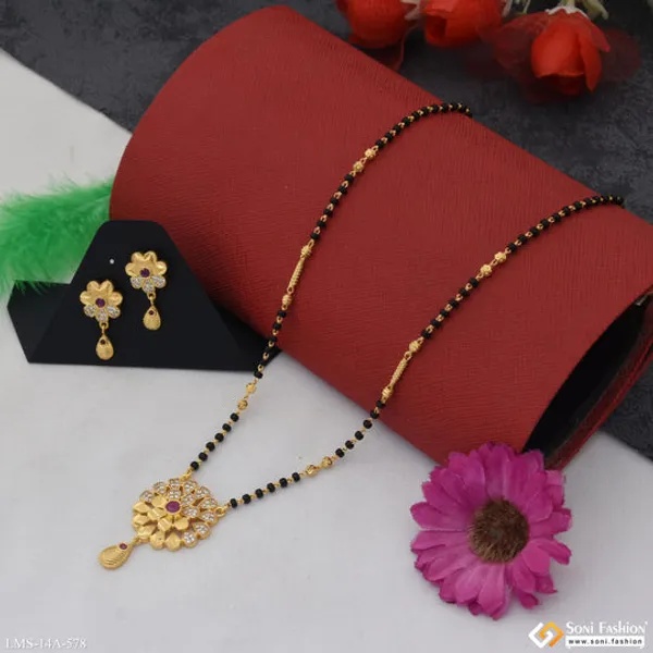 Brilliant_Design_Gold_Plated_Mangalsutra_Set_For_Women_Style_A578