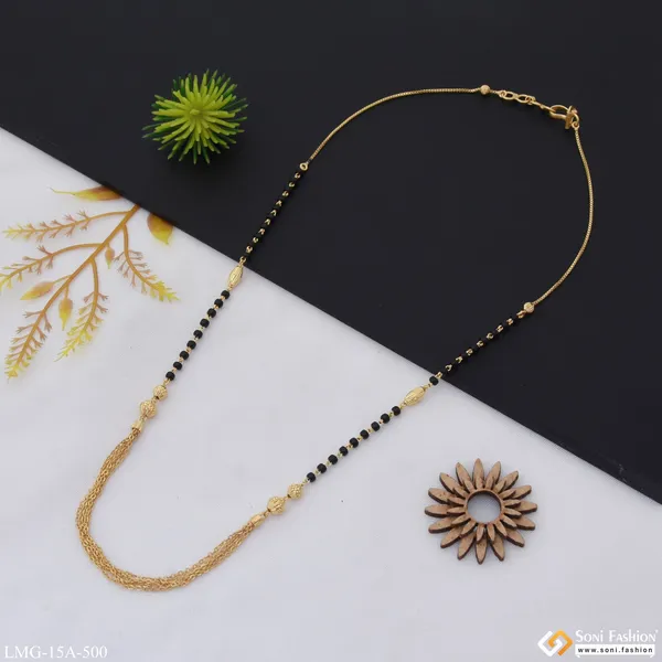 1_Gram_Gold_Plated_With_Diamond_New_Style_Mangalsutra_For_Women_Style_A500
