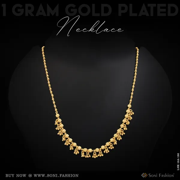 1_Gram_Gold_Plated_Decorative_Design_Lovely_Design_Necklace_For_Women_Style_A186