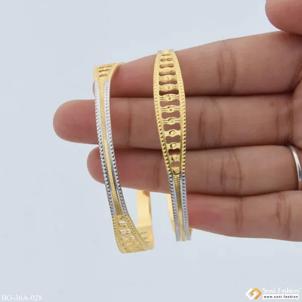 1_Gram_Gold_Plated_Magnificent_Design_Designer_Bangles_For_Lady_Style_A028