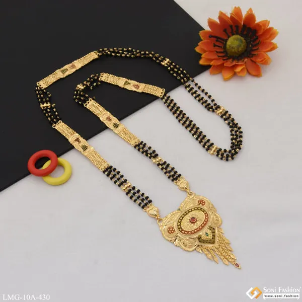 Sparkling_Design_Fashionable_Gold_Plated_Mangalsutra_For_Women_Style_A430