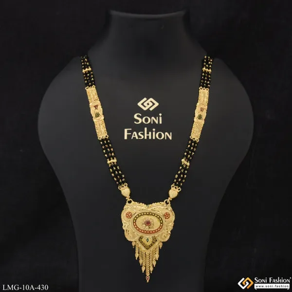 Sparkling_Design_Fashionable_Gold_Plated_Mangalsutra_For_Women_Style_A430