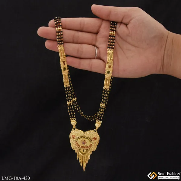 Sparkling_Design_Fashionable_Gold_Plated_Mangalsutra_For_Women_Style_A430