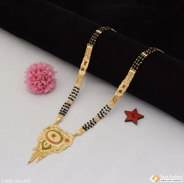 Sparkling_Design_Fashionable_Gold_Plated_Mangalsutra_For_Women_Style_A430