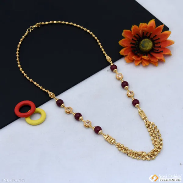 Charming_Design_Gold_Plated_Mala_For_Women_Style_A752
