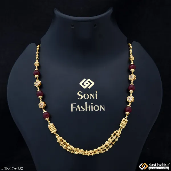 Charming_Design_Gold_Plated_Mala_For_Women_Style_A752