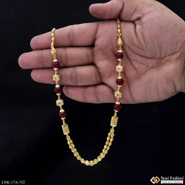 Charming_Design_Gold_Plated_Mala_For_Women_Style_A752