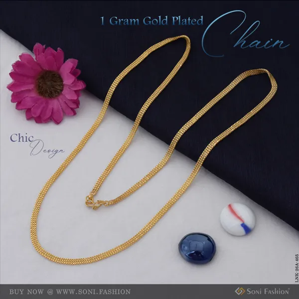 1_Gram_Gold_Plated_Chic_Design_Fashion_Forward_Chain_For_Ladies_Style_A465