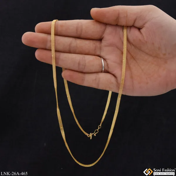 1_Gram_Gold_Plated_Chic_Design_Fashion_Forward_Chain_For_Ladies_Style_A465