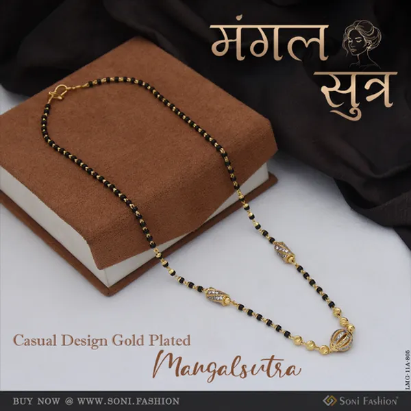 Casual_Design_Gold_Plated_Mangalsutra_For_Women_Style_A805