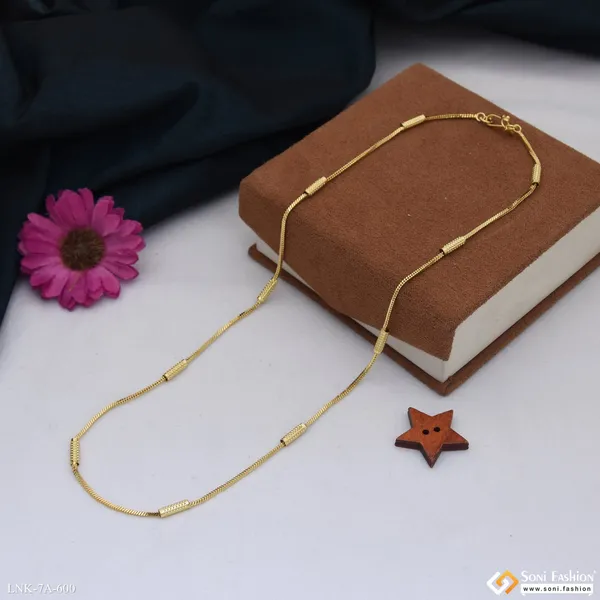 Artisanal_Design_Gold_Plated_Chain_For_Ladies_Style_A600