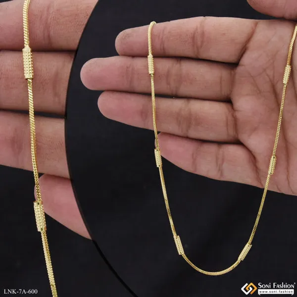 Artisanal_Design_Gold_Plated_Chain_For_Ladies_Style_A600