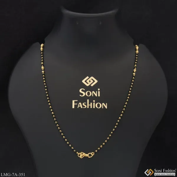 1_Gram_Gold_Plated_Hand_Crafted_Design_Mangalsutra_Dori_For_Women_Style_A351