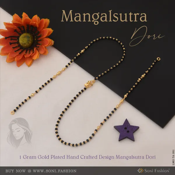 1_Gram_Gold_Plated_Hand_Crafted_Design_Mangalsutra_Dori_For_Women_Style_A351