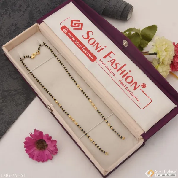 1_Gram_Gold_Plated_Hand_Crafted_Design_Mangalsutra_Dori_For_Women_Style_A351