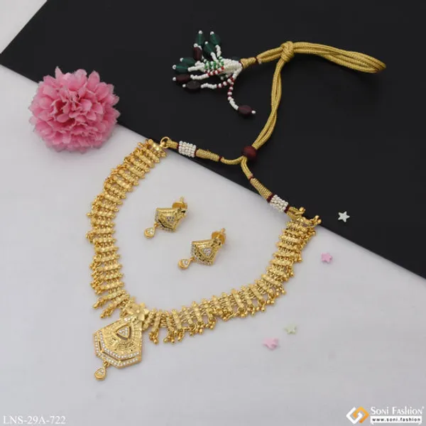 Decorative_Design_Fashionable_Gold_Plated_Necklace_Set_For_Women_Style_A722